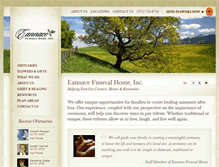 Tablet Screenshot of eannacefuneralhome.com